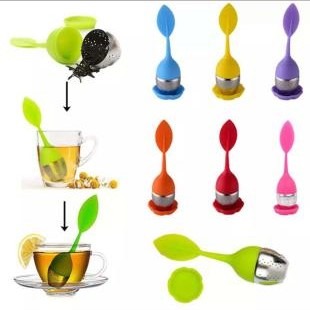 Boule à thé collection FEUILLE de différentes couleurs